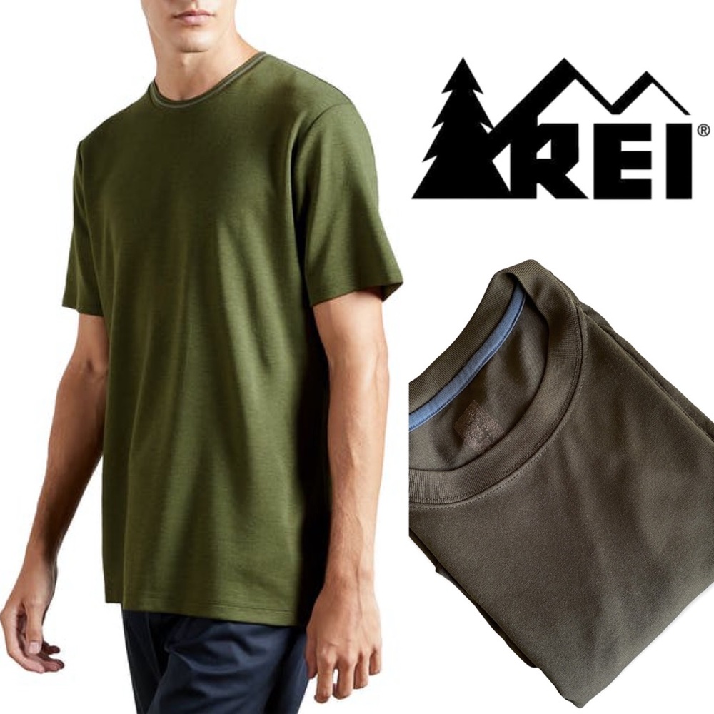 REI Military Green Everyday Staple T-Shirt Mens XL